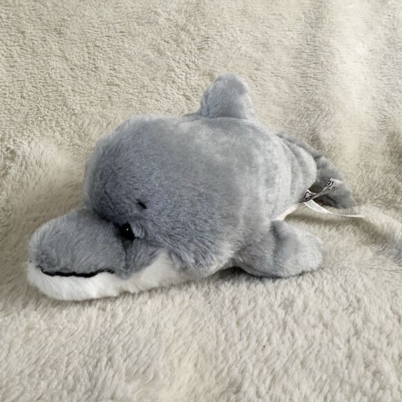 Ganz Webkinz Grey Bottlenose Dolphin No Code HM220 Stuffed Animal - Picture 1 of 5
